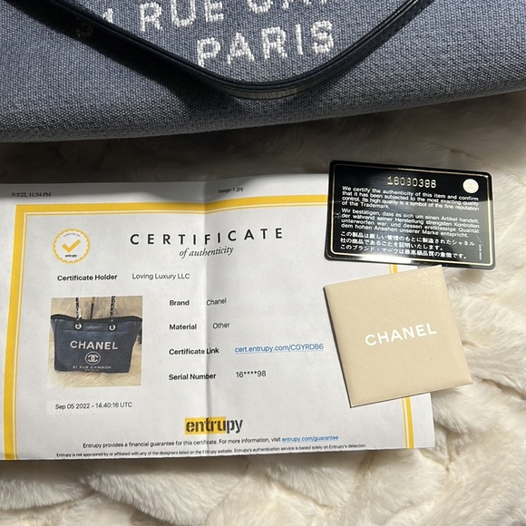 Chanel denim tote bag - Picture 9 of 10